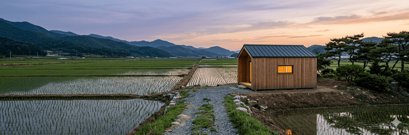 기존 농막에서 농촌체류형 쉼터로 전환하는 절차 흐름도